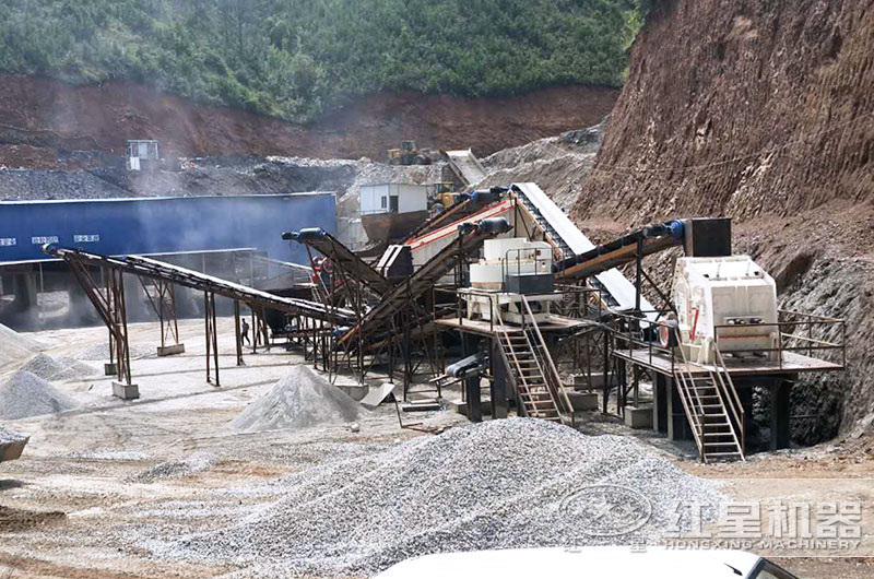 石灰石制砂生產(chǎn)線現(xiàn)場實拍 石灰石制砂生產(chǎn)線現(xiàn)場實拍