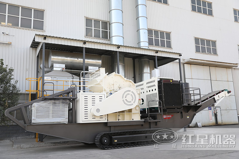 煤矸石制砂設(shè)備-履帶移動細碎機 煤矸石制砂設(shè)備-履帶移動細碎機