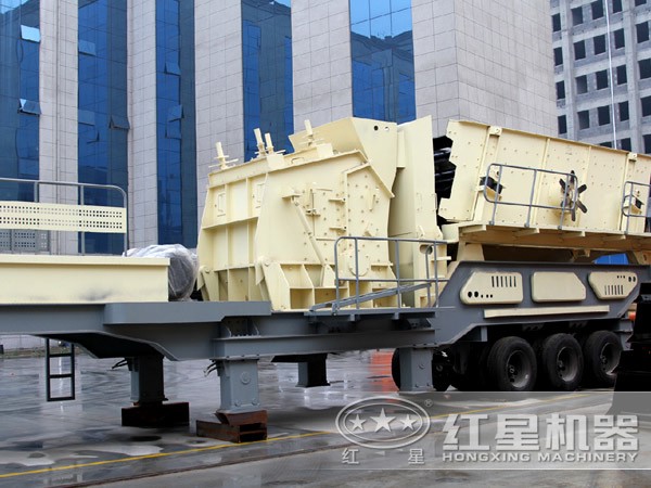移動粉碎石子機 移動粉碎石子機