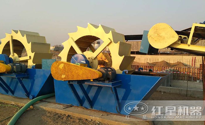紅星洗砂機(jī)客戶現(xiàn)場 紅星洗砂機(jī)客戶現(xiàn)場