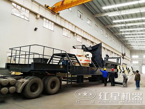 移動(dòng)鵝卵石制砂機(jī) 移動(dòng)鵝卵石制砂機(jī)