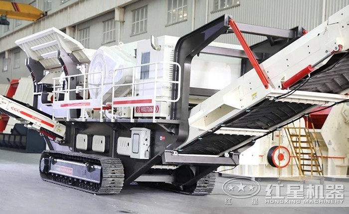 一體化裝置的履帶移動破碎機 一體化裝置的履帶移動破碎機