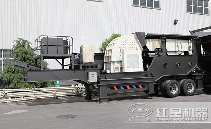 車載式砂(沙)石料分離機——搭配重錘破 車載式砂(沙)石料分離機——搭配重錘破