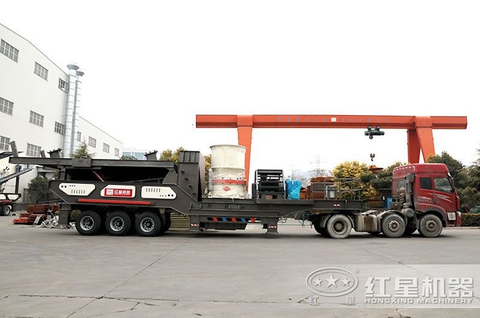 搭載圓錐破碎機(jī)的移動(dòng)石子機(jī) 搭載圓錐破碎機(jī)的移動(dòng)石子機(jī)