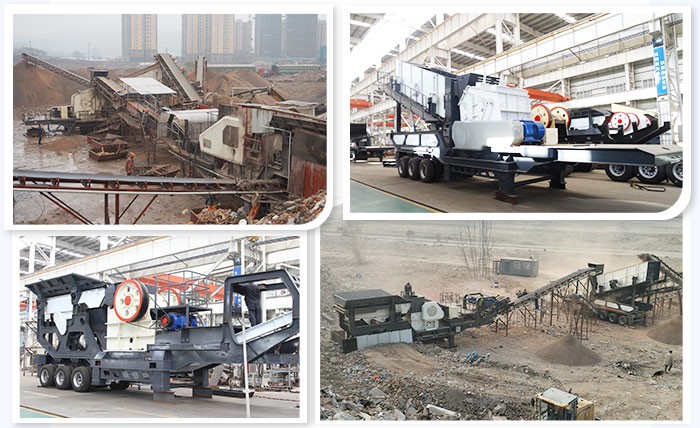 車載式移動建筑垃圾粉碎機(jī)及現(xiàn)場 車載式移動建筑垃圾粉碎機(jī)及現(xiàn)場