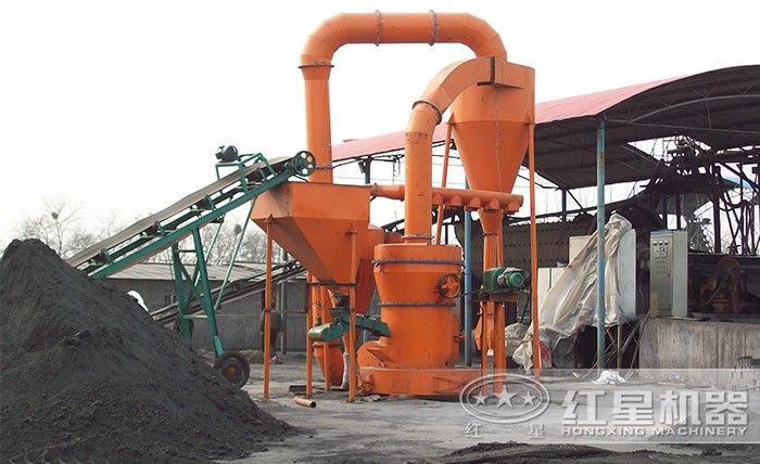 雷蒙機磨煤現(xiàn)場