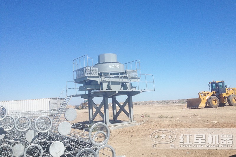 砂石料生產(chǎn)線現(xiàn)場制砂階段