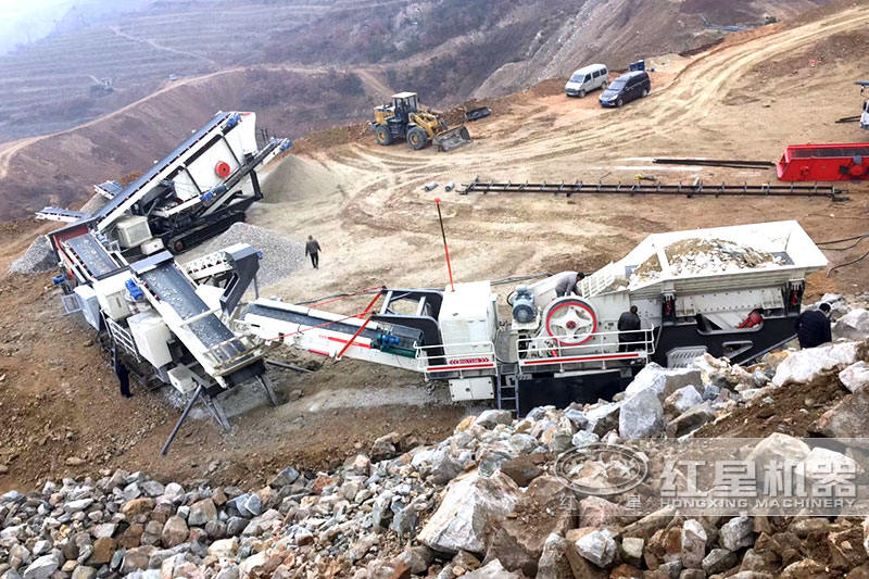 三臺(tái)聯(lián)機(jī)，效能高破碎，可安排就近現(xiàn)場考察