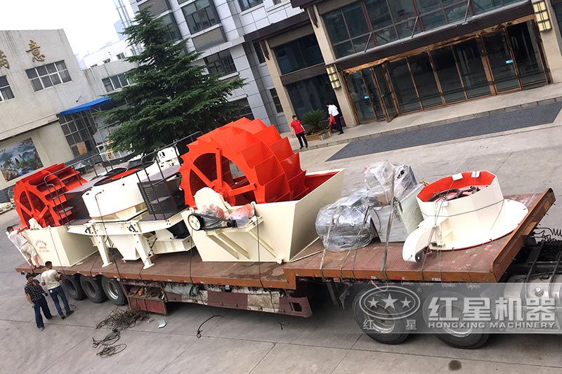 洗砂機(jī)發(fā)貨中，歡迎來(lái)廠參觀考察，免費(fèi)帶料技術(shù)咨詢