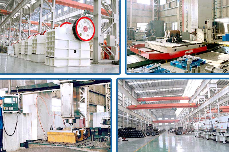 紅星廠家顎式破碎機生產(chǎn)車間