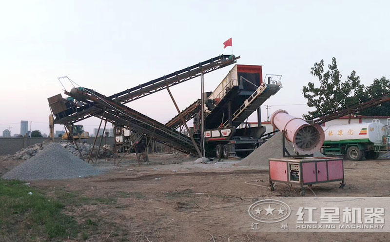 輪胎移動機制砂生產(chǎn)線配置