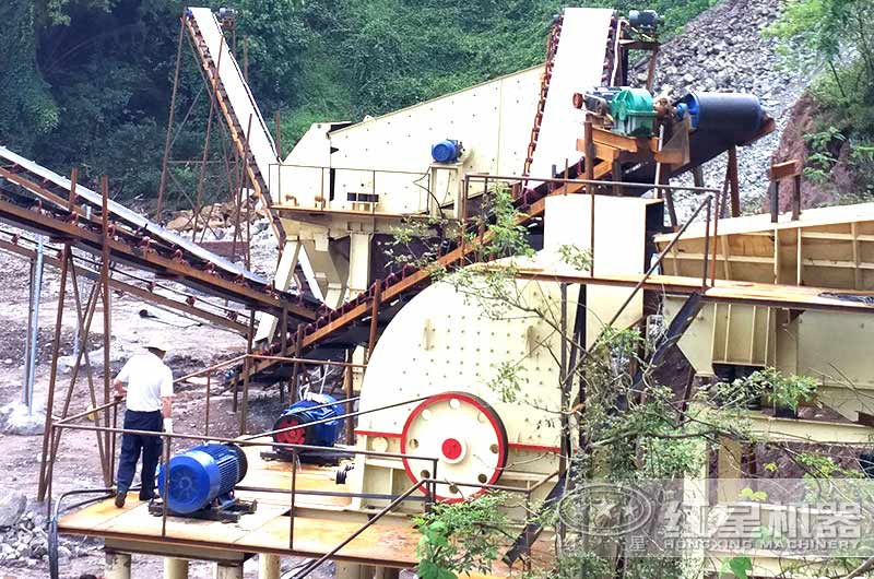 兩臺錘破共同作業(yè)，提高效率