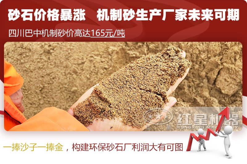 沙子利潤高，前景好