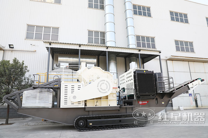 細(xì)碎履帶式移動(dòng)制沙機(jī)，一鍵操控更智能