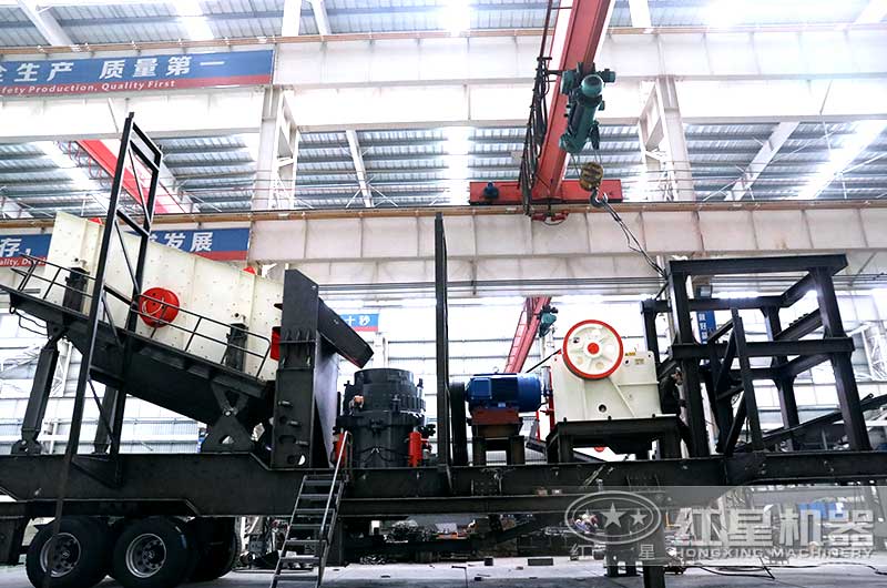 可移動式磕石子設(shè)備，智能化程度高