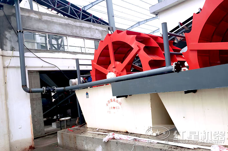 附帶洗砂機設(shè)備，洗凈度高達99%