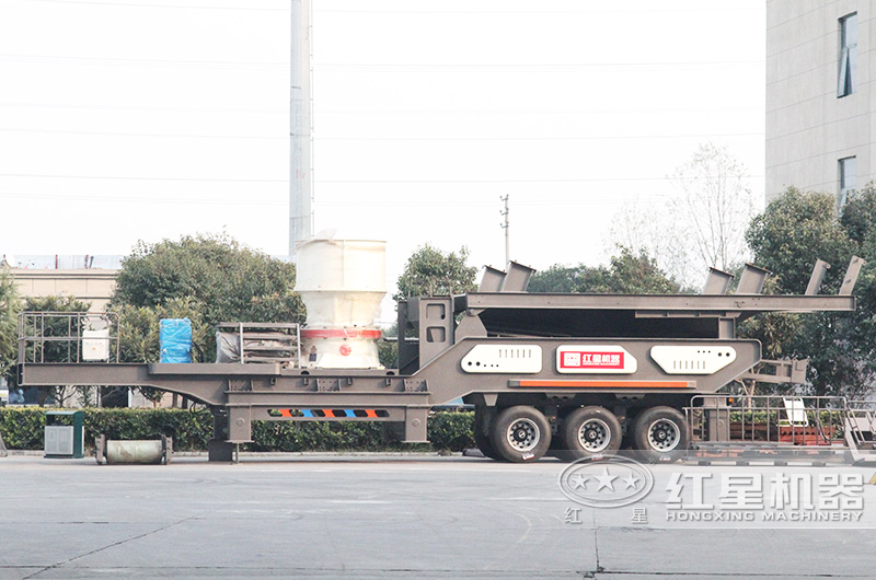 圓錐破移動石料破碎機，耐磨件壽命延長2-3倍