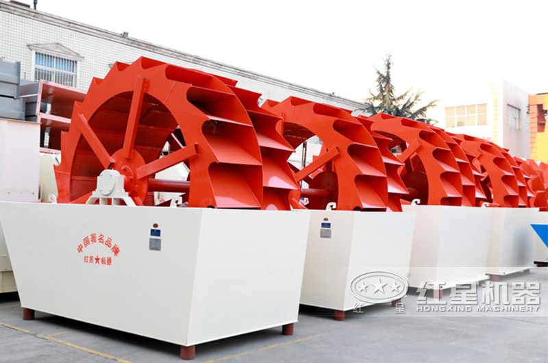 輪斗式洗砂機(jī)，洗凈度高達(dá)99%